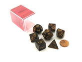 CHESSEX - Dados Poliédricos Scarab Blue-Blood/Gold - Gamesmart